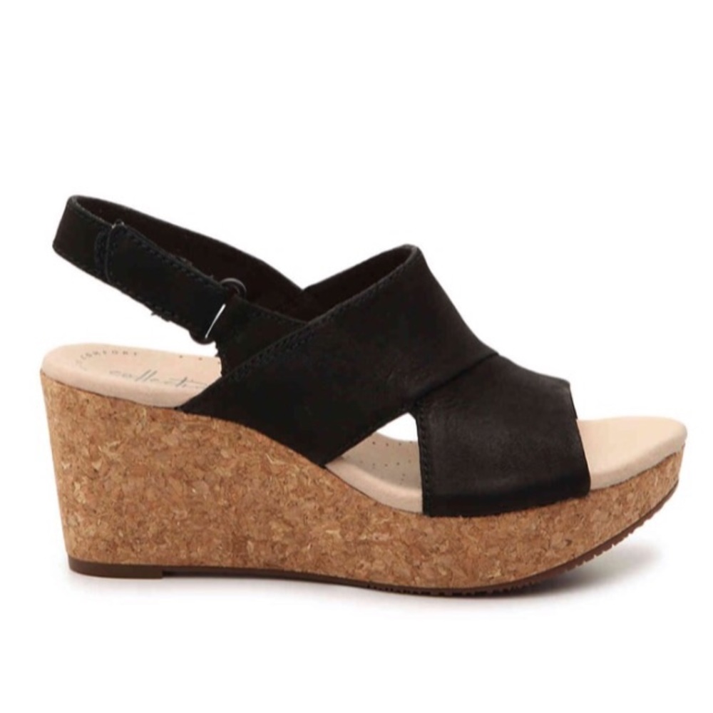 EUC Clark’s Annadel Sky Wedge Sandal